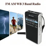 Retekess PR15 Portable Pocket Fm/am/noaa Weather Radio Transistor Camping Gifts. Fixed Price $19.99.