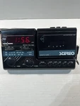 Tech Sonic Am/fm Clock Radio Removable Cassette Player ST-5488 Please Read. Fixed Price $13.99.