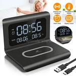 Digital Alarm Clock Charging Station 15W Wireless Fast Charger With Led Display. Fixed Price $16.99.