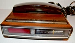 Vintage General Electric Am/fm Clock Radio, Telephone, Model 7-4710B. Fixed Price $12.99.