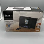 Sony ICF-CS10IP Audio Dock With Clock & Radio For Iphone/ipod Black New Not Seal. Fixed Price $67.99.