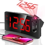 Projection Alarm Clock Digital With Modern Curved Design 180 Rotatable.... Fixed Price $32.29.