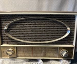 Vintage Zenith Auto Frequency Control Tube Am Fm Radio Display Hollywood Regency. Fixed Price $82.00.
