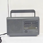 Vintage 7-2662C Band Portable Am/fm Gray Small Radio Receiver Tested. Fixed Price $17.79.