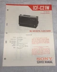 Sony ICF-C21W Fm/am Digital Clock Radio Original Service Manual Schematic L063. Fixed Price $27.95.