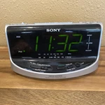 Sony Dream Machine Alarm Clock Silver Fm Radio Large Digital Display ICF-C492. Fixed Price $24.99.