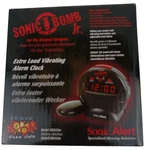 Sonic Alert Bomb Jr SBJ525SS Vibrating Alarm Clock. Fixed Price $29.99.
