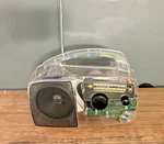 Freeplay Wind Up Radio A040700 Clear Case W/ Box Manual Works Well. Fixed Price $89.88.