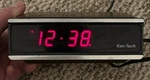 Vintage Ken-tech Digital Alarm Clock Wood Grain Model No T-2096A Works. Fixed Price $19.99.