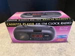 Lenoxx Sound Am/fm Digital Clock Radio Cassette Player Model CR-186 New!!. Fixed Price $48.00.