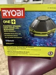 Ryobi Floating Pool Bluetooth Speaker With Light Show- Rare P3520. Fixed Price $220.00.
