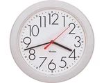 Westclox 461761 Clock, Round, White Frame, Plastic Face, Analog. Fixed Price $11.08.