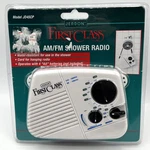Jerdon First Class Shower Radio Am/fm JD45CP. Fixed Price $19.99.