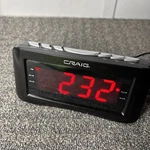 Craig CR45372 Dual Alarm Clock With Digital Pll Am/fm Radio Black 1.2 Inch.... Fixed Price $10.55.