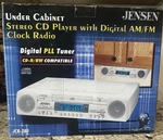 *new* Vtg Jensen Under Cabinet Stereo Cd Player Digital Fm/am Clock Radio. Fixed Price $89.99.