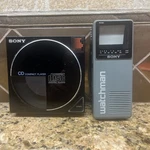 Sony Compact Disc Player Model D-5 And Watchman Fd 10A. Fixed Price $60.00.