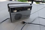 Vintage 60'S Aiwa Transistor High Sensitive 3 Band Radio AR-122 Am Sw Fm Afc. Fixed Price $48.50.