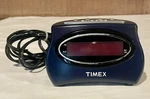 Timex T101L Alarm Clock Navy Blue Led Digital Display Tested Works Great. Fixed Price $11.25.