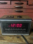 Vintage General Electric Alarm Clock Am/fm Radio Red 7-4620D Tested Works. Fixed Price $19.89.