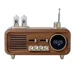 Retro Bluetooth Speaker With Fm Radio & Clock-vintage Portable. Fixed Price $34.99.