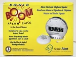 Sonic Alert Boom SBT425SS Vibrating Alarm Clock & Phone Signaler Open Box. Fixed Price $19.98.