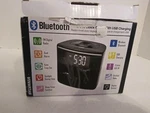 Sylvania SCR1986BT-AS Bluetooth Clock Radio Auto-set Dual Alarm & Usb Charging. Fixed Price $35.00.