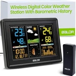 Baldr Weather Station Moon Phase Barometric Pressure Thermo-hygrometer W/ Sensor. Fixed Price $39.95.
