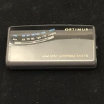 Sleek Vintage Optimus Am/fm Pocket Radio Tested & Working. Fixed Price $12.00.