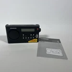 Black Sangean PR-D7 Am/fm Digital Portable Radio (tested) W/ Manual. Fixed Price $24.99.