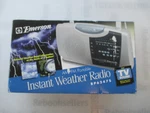 Emerson Instant Weather Radio RP6247S. Fixed Price $179.99.