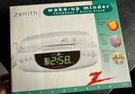Vintage Old Stock New Zenith Wake-up Minder Telephone Alarm Clock Z812W. Fixed Price $39.12.