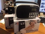 Brand New--axess PR3204 Black Am/fm SW1/SW2 4-BAND Radio Receiver W/alarm Clock. Fixed Price $21.95.
