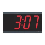 Pyramid 9D44BR 11-1/2" Digital Wireless Wall Clock, Black. Fixed Price $325.99.