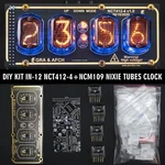 Kit IN-12 Nixie Clock Gold Acrylic Stand With Options Black Board 4 Tubes. Fixed Price $89.95.