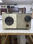 General Electric Tube Clock Radio, Likely Model From The C-400 Series As Is. Fixed Price $47.45.