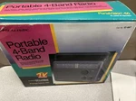 Vintage Realistic Portavision 50 4-BAND Radio 12-6687 Am/fm/tv Vhf Channels 2-13. Fixed Price $90.00.