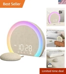Digital Alarm Clock With Bed Shaker, 0-100% Dimmer, Perfect For Heavy Sleepers. Fixed Price $75.99.