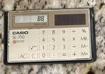 Casio Film Card SL-750 Solar Cell Slimline Credit Calculator Working. Fixed Price $23.99.