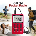 Retekess V112 Pocket Fm/am Radio Mini Receiver Digital Rechargeable Walking. Fixed Price $17.99.