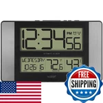 La Crosse Technology 513-1417H-AL-INT Atomic Clock Temperature Humidity. Fixed Price $57.25.