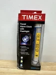 Timex Travel Alarm Clock With Flashlight Indiglo Night T117 New. Fixed Price $35.99.