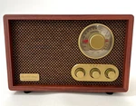 New Hearth & Hand W/ Magnolia Portable Am/fm Bluetooth Vintage Style Radio. Fixed Price $24.99.
