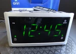Onn Digital Am/fm Dual Alarm Clock Radio Large Led Display. Fixed Price $9.99.