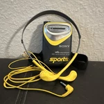 Walkman Radio Sony Sports Am. Fm. Srf 86 Avls & MDR-W14 Headphones Working. Fixed Price $19.99.