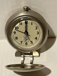 Big Ben Slivermetal Travel Alarm Clock 1939 Replica - Dr Pepper 7UP Branded. Fixed Price $50.00.