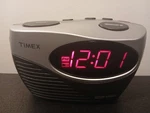 Timex T-130S Sleep To Nature Sounds Wake Church Bell Alarm Clock Vintage Gray. Fixed Price $19.99.