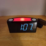 Rocam Digital Alarm Clock Led Display Full Dimmer, Dual Usb Ports 7 1/4"L CR1008. Fixed Price $17.95.