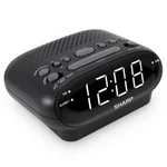 Sharp Digital Dual Alarm Clock With Am/fm Radio. Fixed Price $34.99.