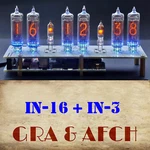 IN-16 Nixie Clock Rgb Usb Musical Temp 12/24H Slotmachine With Tubes. Fixed Price $129.95.