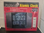 Bnib 2004 Skyscan Atomic Wall Clock Digital Temperature/weather Wireless Remote. Fixed Price $55.99.